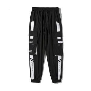 秋冬男装多口袋工装裤港风运动休闲加绒裤A068-QBK53-TP45加绒55图片