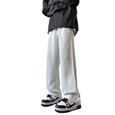 K106/P45春装新款现货休闲裤男大码宽松个性运动裤直筒裤男裤子，女装休闲裤，电商基地A050