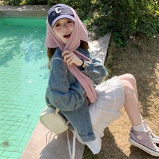 2025秋款现货韩版猫爪牛仔外套2C090-1826-P135-K188，女装短外套，2C090
