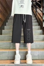 冰丝七分裤男大码速干短裤男五分裤港风风格QK72398-P25，男装牛仔裤，电商A040