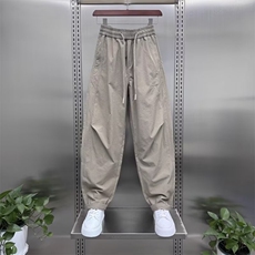 休闲裤男春夏季薄款2025新款户外速干弯刀长裤青年宽松百搭运动裤，男装休闲裤，电商B212（原钱塘6029）