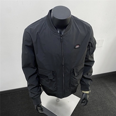 美式复古风棒球服夹克大口袋贴标痞帅百搭休闲外套J608618TP75，男装夹克，电商A247