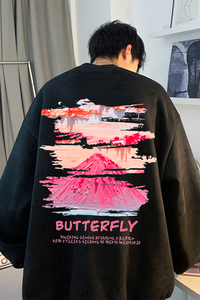 美式潮流印花上衣青少年春季新款百搭卫衣JK23350特批36 控59图片