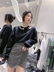 韩版卫衣,女装卫衣/绒衫,TANG.+