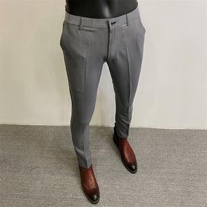 特批新款春夏修身小脚西裤九分0019和长裤001面料75涤纶20棉5氨纶图片