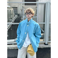 706-1-JK416-P100现货秋季男士立领哈灵顿夹克休闲双拉链外套，男装夹克，星座706-1