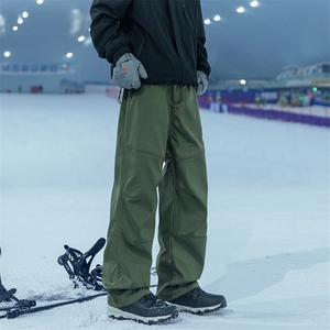 滑雪裤宽松加绒冲锋裤休闲裤A014-DY25556-特P50图片