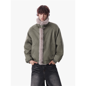 主推冬季新款宽松/座山雕加厚外套潮加厚棉衣XZ102B-1M803-P125图片