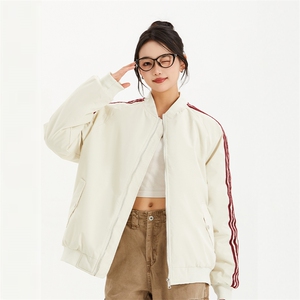 冬季加绒加厚三条杠休闲百搭棒球服棉衣外套MY8951JM 特批 P68图片