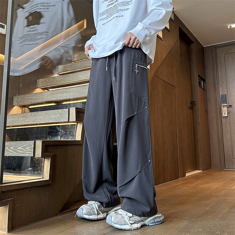 B257-1-N08-P5524年秋季宽松休闲设计潮流长裤休闲裤,男装休闲裤,星座B257-1