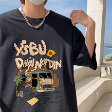 ！数据超好！夏季男士印花短袖T恤半袖QT707-T223-P25，男装T恤，星座617B