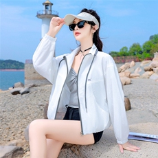 防晒衣女2025新款夏季宽松防紫外线轻薄透气今年流行爆款防晒服潮，女装防晒衣，可可小西