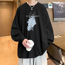 抖音得物供货量大从优可提供视频美式长袖T恤CT613特P25，男装T恤，电商A486