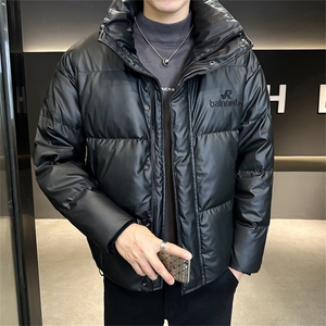 高品质新标90白鸭绒冬季新款店主风纯色刺绣羽绒服男23857-P300图片