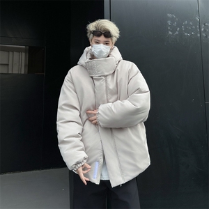 图冬季高级设计感小众连帽棉服街头外套棉衣 A025-HY1183-P85图片