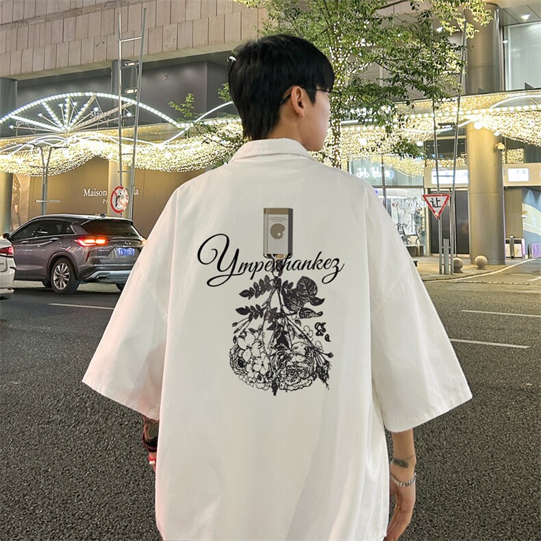 量大优  供视频 冰丝短袖衬衫男 DS193-特P 25图片