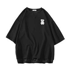 春夏季七分袖t恤男大码五分袖男短袖中袖Q112292-P30，男装T恤，电商A040