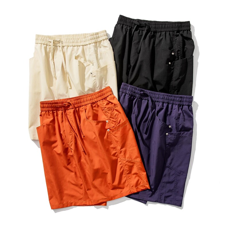 美式cleanfit机能工装短裤男夏潮痞帅高街直筒伞兵五分裤D501/P35，男装牛仔裤，星座206（原A221）