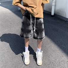 夏季文艺五分裤百搭潮流青春流行男时尚气质ins牛仔裤D6675P40，男装牛仔裤，星座1116-2