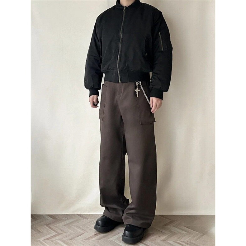 【有货】MF323ZZ-特95短宽bomber双面穿飞行夹克cleanfit棉服外套,男装夹克,星座1007（原301D）