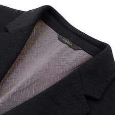 羊毛双面呢风衣男中长款外套爸爸装新款中年休闲男装HM9108-P340图片
