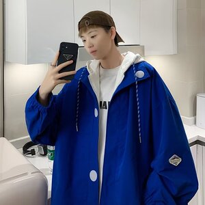 男秋季2023新款长袖夹克假两件外套JM06P60图片