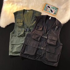 港风背心马甲男工装多口袋坎肩外套潮流外穿潮牌ins男女MJ14-p36,男装背心/马甲,星座1008-2