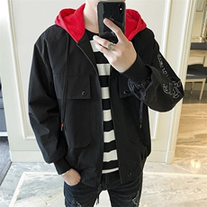 有报告新款宽松夹克青少年连帽外套上衣棒球服DS26T，男装夹克，电商A102