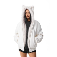 网图座山雕秋冬季连帽猫耳朵棉衣男女情侣装棉服外套潮流特P99，男装棉衣，电商C306-1