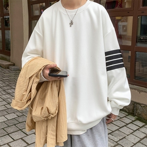 卫衣男长袖圆领宽松套头青年卫衣外套打底衫 A071-W10-P50图片