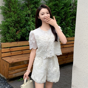 现货小香风时尚百搭气质套装2024夏新款绝美精致高级感两件套裙图片