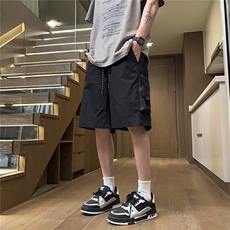 夏季工装短裤休闲裤男宽松五分裤D329-QM718-特P35-控58，男装牛仔裤，电商D329