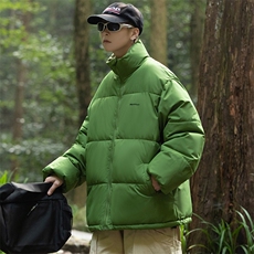 立领冬季男士棉衣刺绣加厚情侣款棉服潮棉袄青年A266-WMY2230-P65，男装棉衣，电商A266