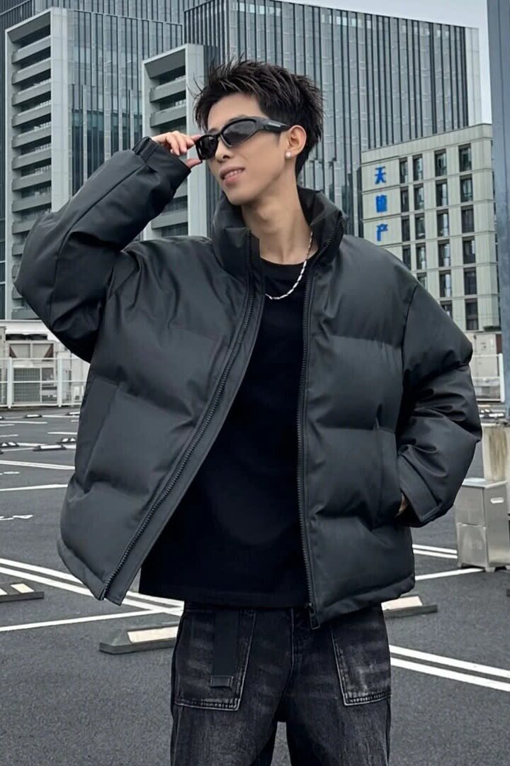 网图原版PU皮刺绣加厚保暖面包服男M14/P100,男装棉衣,星座205-3