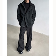 现货！高品质男士条纹质感西服连帽冲锋衣夹克外套JK72-P118，男装夹克，电商B288