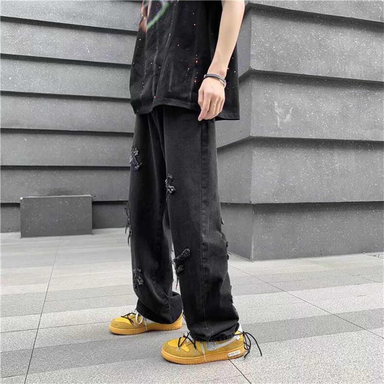 2023年新款男直筒休闲牛仔裤KT276P43,男装牛仔裤,星座1116-2