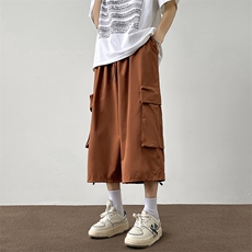 夏男七分短裤工装大口拉链短裤D1094P45，男装牛仔裤，星座1013-1