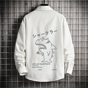 CS15092-P38 长袖衬衫男士大码宽松衬衣男寸衫男寸衣图片