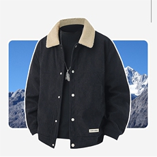 厂家直销春秋男外套商务风休闲男士单夹克新款宽松翻领夹克，男装夹克，星座1508