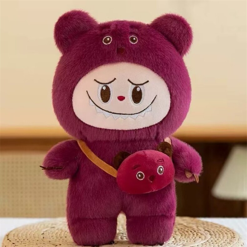 变身拉布布，乐嘉毛绒玩具