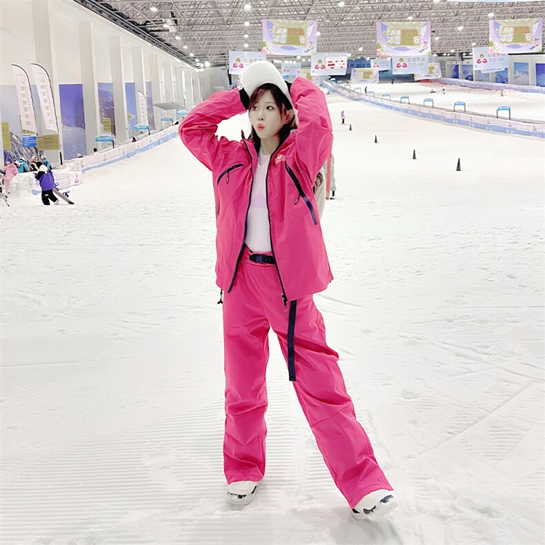 保暖防水滑雪服男女户外单板中性风套装HF93+K1002J加绒P260控388，男装棉衣，电商A001