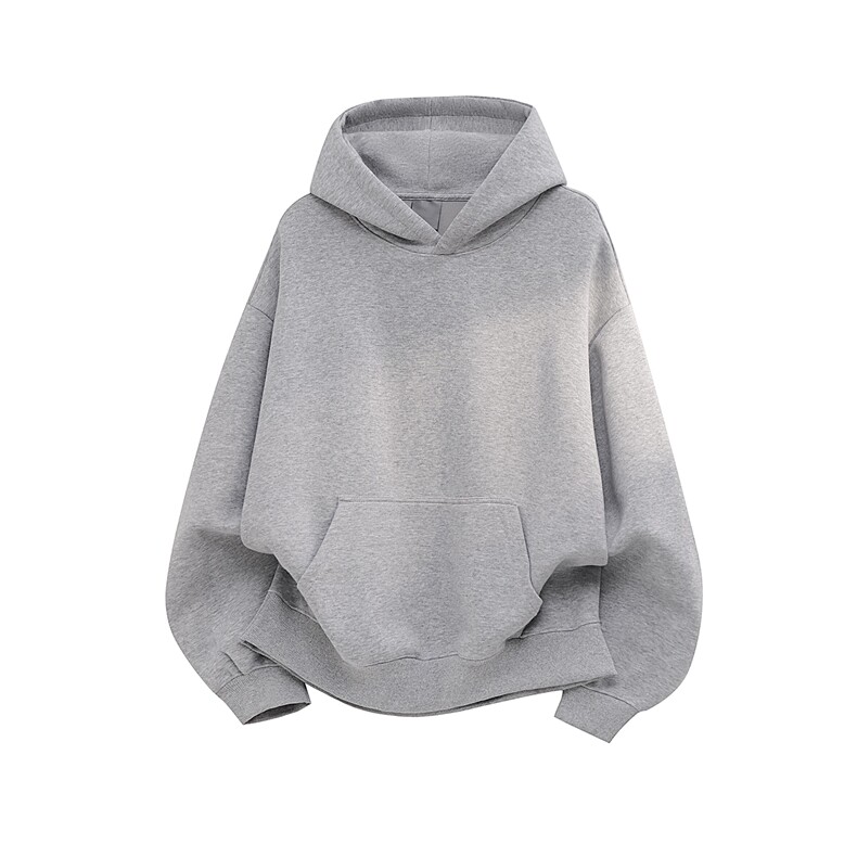 重磅全棉380克二开连帽卫衣纯色短宽套头外套男上衣AH932-特P34，女装短外套，星座610B-1