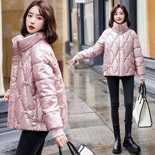 羽绒棉服女冬季2021新款时尚小个子加厚轻薄棉衣棉袄外套现货，女装棉衣/棉服，一安秀