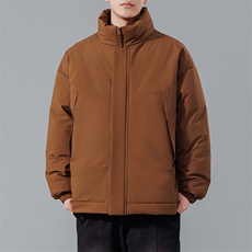 现货美式高街休闲夹克冬季立领纯色三防户外工装加厚棉服外套，男装夹克，电商A486