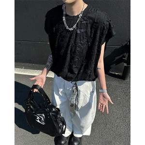 8XL-M 重磅！特大码短袖T恤背心男宽松休闲百搭 篮球服DX318P28图片