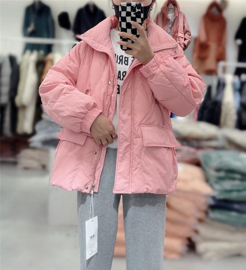 现货短款羽绒服四色两码，女装羽绒服，魅力布梵