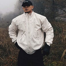 GTAL教练健身夹克棉服男款秋冬三防立领复古棉衣外套工装加厚棉袄，男装夹克，电商D315
