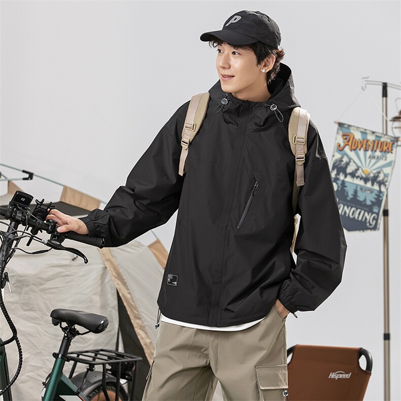 2025新款山系户外三防冲锋衣外套A068-YZJK03-TP105,男装夹克,电商A068