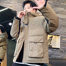 【】A003-HY8003-P135秋冬新款多口袋时尚连帽棉衣家乐2，男装棉衣，电商A003