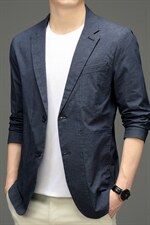 高档时尚气质轻便西装春秋简约时尚休闲男士休闲西服HM2061-P178，男装西服，星座1105-3